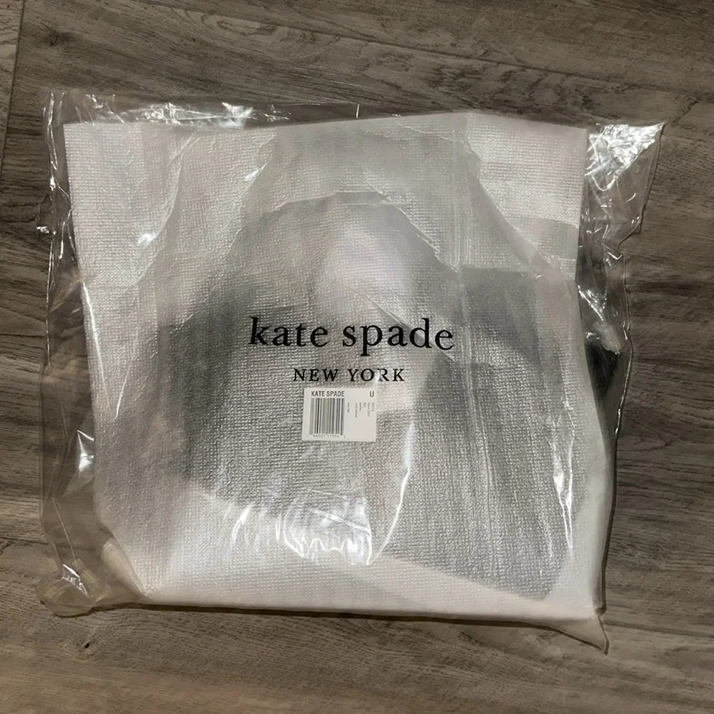 Kate Spade *Parker* black leather medium satchel crossbody bag K8214